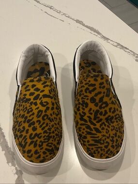 Nike Leopard-Print Slip-On Sneakers - Yellow & Black